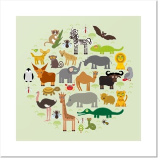 animals of Africa Posters and Art